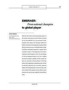 Embraer / Companies listed on the New York Stock Exchange / Brazilian Air Force / Brazilian Armed Forces / Régional Compagnie Aérienne Européenne / Regional jet / Regional airliner / National Air Force of Angola / Amazon Surveillance System / Aircraft / Aviation / Civil aircraft