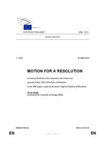 [removed]EUROPEAN PARLIAMENT Session document[removed]