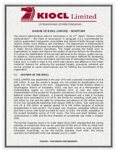Economy of Mangalore / Kudremukh Iron Ore Company Ltd. / Kudremukh / Ministry of Steel / Chikkamagaluru district / Mangalore / Iron ore / Right to Information Act / Direct reduced iron / States and territories of India / Karnataka / India
