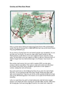 Microsoft Word - Cowdray and West Dean Woods.doc