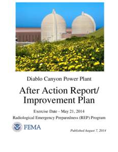 +  Diablo Canyon Power Plant After Action Report/ Improvement Plan