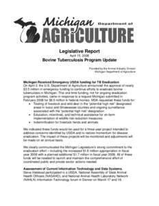 Corynebacterineae / Microbiology / Mycobacterium bovis / Geography of Michigan / Cattle / Livestock / Dairy / Wildlife Services / Lansing /  Michigan / Tuberculosis / Biology / Acid fast bacilli