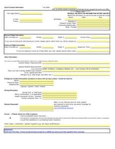 Hospitality industry / Travel insurance / Insurance / Russian passport / Passport / Security / Economics / Business / Hong Kong Special Administrative Region passport / Types of insurance / Financial institutions / Institutional investors