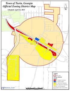 Town of Turin, Georgia Official Zoning District Map Adopted: April 22, 2013 Legend Town Limits