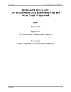 Total Maximum Daily Load Report for the