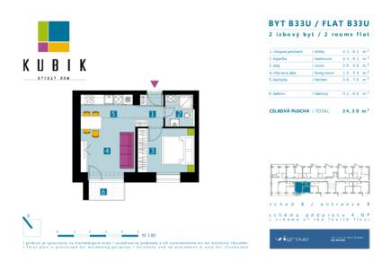 BYT B33U / FLAT B33U 2 izbov / lobby  0 3 , 61