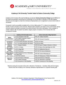 University and college admission