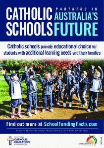 Catholic Australia’s P a r t n e r s i n  Schools Future