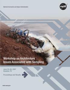 National Aeronautics and Space Administration  Proceedings and Results Workshop on Architecture Issues Associated with Sampling