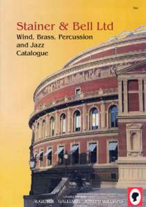 T64  Stainer & Bell Ltd Wind, Brass, Percussion and Jazz Catalogue