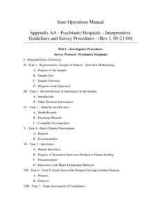 State Operations Manual - Appendix AA