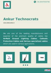 +[removed]Ankur Technocrats www.alokecables.in  We