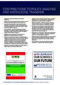 Household /  Income and Labour Dynamics in Australia Survey / Melbourne / Canberra / Australia / Statistics / Oceania / The Melbourne Institute of Applied Economic and Social Research