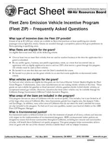 Fact Sheet:  Fleet ZIP Frequently Asked Questions