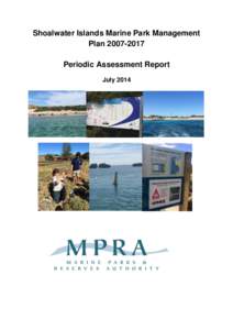 Shoalwater Islands Marine Park Management Plan[removed]Periodic Assessment Report July 2014  Contents