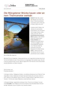  02:15  X­Ray aktuell Die Müngstener Brücke bauen oder an nem Thermometer werkeln