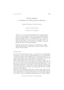 369  Documenta Math. Moduli Schemes of Generically Simple Azumaya Modules