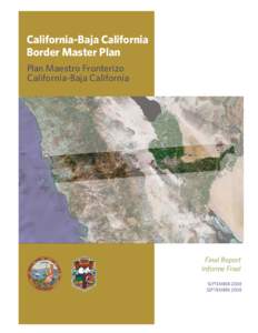 California-Baja California Border Master Plan Plan Maestro Fronterizo California-Baja California  Final Report