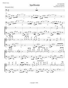 Rhythm Score  By GaborSzabo Arr by Lee Ritenour Transcribed by Gary Lee