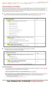      Understanding Your W2 Wages  Most W‐2 questions that Payroll receives each year focus on understanding the amounts in the numbered boxes on the form.  For  example, how Federal and 