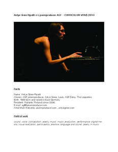 Electronic music / Antye Greie / Music / Experimental music