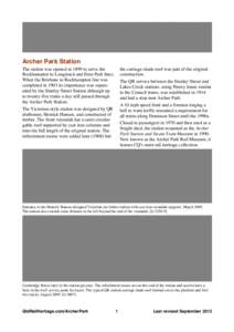 Geography of Australia / Rockhampton / States and territories of Australia / Archer Park Rail Museum