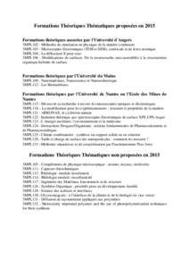 Microsoft Word - Sommaire Formations Théoriques Thématiques-2015.doc