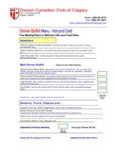 Microsoft Word - DCC Hot and Cold Buffet _Dinner_.doc