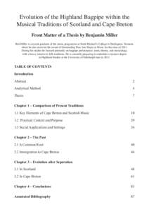 Subdivisions of Scotland / Music of Scotland / Canadian Gaelic / Cape Breton Island / Scottish Gaelic / Scottish highland dance / Bagpipes / Pipe band / Scottish people / Celtic culture / Culture / Europe