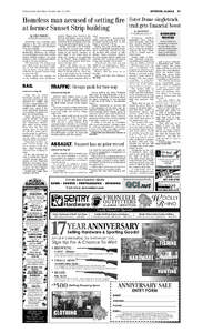 INTERIOR/ALASKA  Fairbanks Daily News-Miner, Thursday, May 13, 2010 Homeless man accused of setting fire at former Sunset Strip building