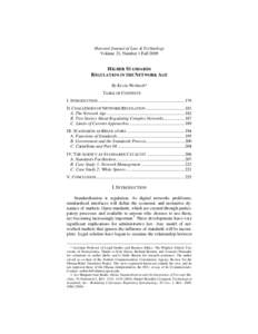 Technology / Network neutrality / Kevin Werbach / Computer network / Internet / Federal Communications Commission / Convergence / Network society / Interconnection / Network architecture / Electronics / Computing