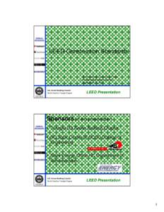ANNUAL SPONSORS LEED Construction Standards  Environmental Contracting Forum
