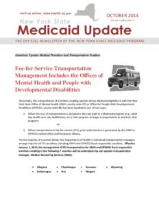 NEW YORK STATE MEDICAID PROGRAM