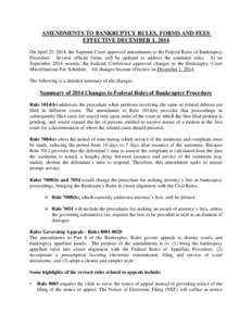 Court systems / Legal documents / Rules of appellate procedure / United States bankruptcy court / Bankruptcy Appellate Panel / Bankruptcy / Appeal / Federal Rules of Bankruptcy Procedure / Pro se legal representation in the United States / Law / United States bankruptcy law / Legal procedure