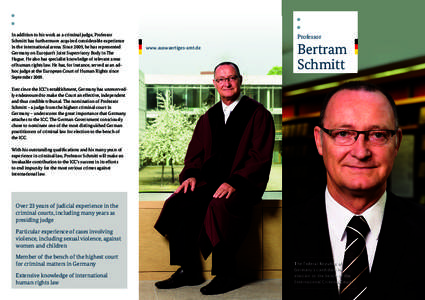Prof. Dr. Bertram Schmitt im Bundesgerichtshof