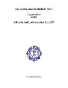 Information regarding Kolkata Police Organisation under