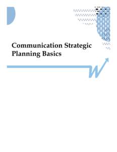 Microsoft PowerPoint - Communication Strategic Planning Basics