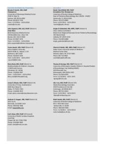 SECTION ON PERINATAL PEDIATRICS Renate D Savich, MD, FAAP Chairperson University of Mississippi Medical Center 2500 N. State St. Jackson, MS