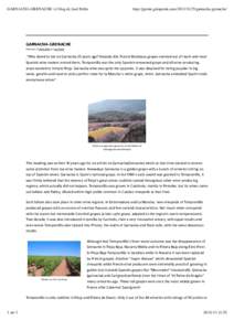 GARNACHA-GRENACHE | el blog de José Peñín  http://jpenin.guiapenin.comgarnacha-grenache/ GARNACHA-GRENACHE Publicado elpor José Peñín