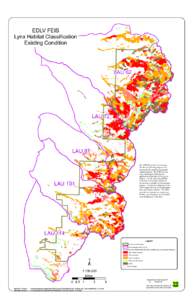 EDLV FEIS Lynx Habitat Classification Existing Condition LAU 62
