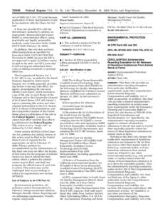 Hazardous waste / Pollution / Pollution in the United States / 99th United States Congress / Emergency Planning and Community Right-to-Know Act / Superfund / Title 40 of the Code of Federal Regulations / Right to know / National Oil and Hazardous Substances Pollution Contingency Plan / United States Environmental Protection Agency / Environment / Waste