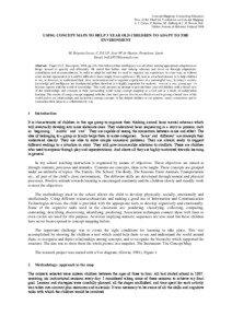 Concept Mapping: Connecting Educators Proc. of the Third Int. Conference on Concept Mapping A. J. Cañas, P. Reiska, M. Åhlberg & J. D. Novak, Eds.