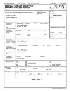 Texas Ethics Commission  P.O. Box[removed]Austin, Texas[removed]