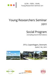 ECTRI – FERSI – FEHRL  Young Researchers Seminar 2011         