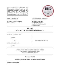 Pursuant to Ind.Appellate Rule 65(D), this Memorandum Decision shall not be regarded as precedent or cited before any court except for the purpose of establishing the defense of res judicata, collateral estoppel, or the 