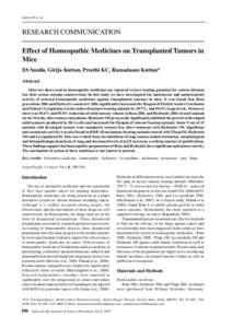 Sunila ES et al  RESEARCH COMMUNICATION