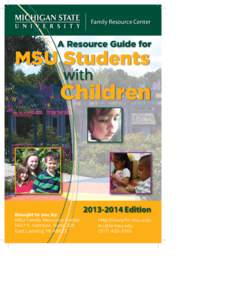 Family Resource Center  A Resource Guide for MSU Students with