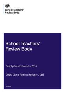 School Teachers’ Review Body School Teachers’ Review Body