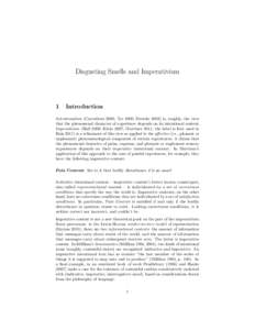 Philosophy of mind / Limbic system / Olfaction / Disgust / Emotions / Morality / Odor / Phenomenological sociology / Nausea / Phenomenology / Cognitive science / Mind