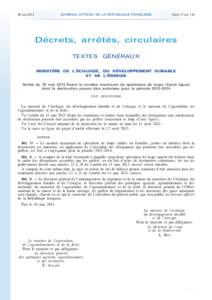Journal officiel de la République française - N° 121 du 28 mai 2013